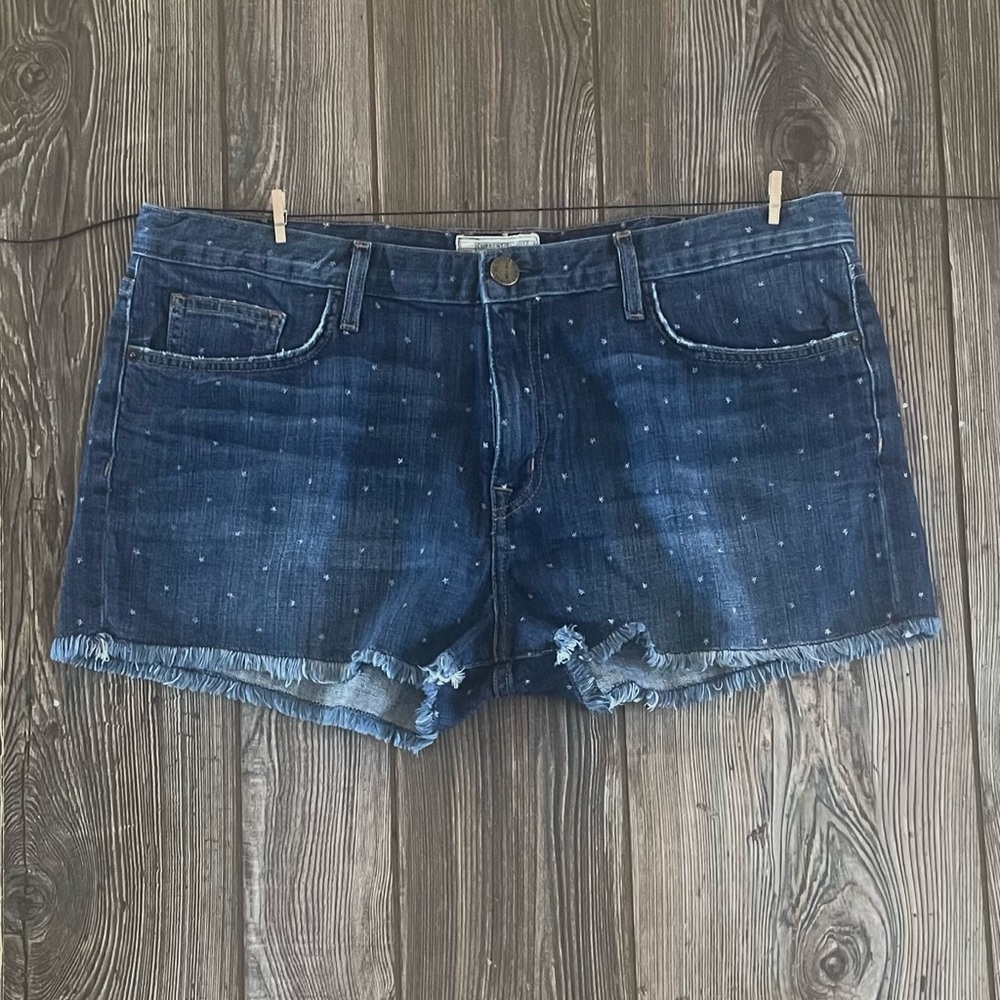 Women's Blue Denim Shorts